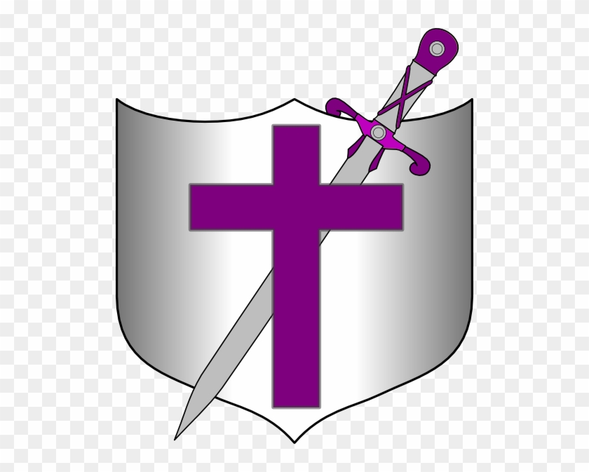 Cross Sword And Shields Clipart - Cross Sword And Shield #25964