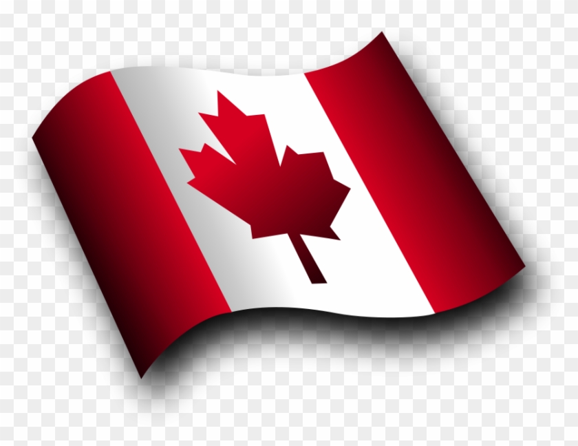 Flag Canada Symbols Clip Art Dromfgp Top - Canada Flag Waving Png #25997