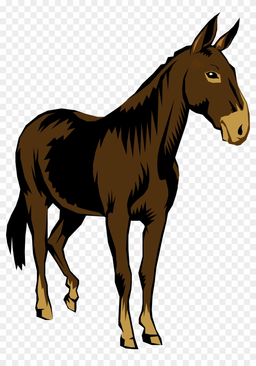 Pack Mule Clip Art - Mule Clipart #26013