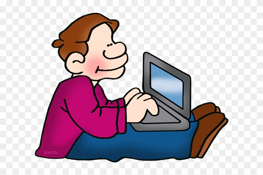 Digital Story Telling - Writing An Email Clipart #26130