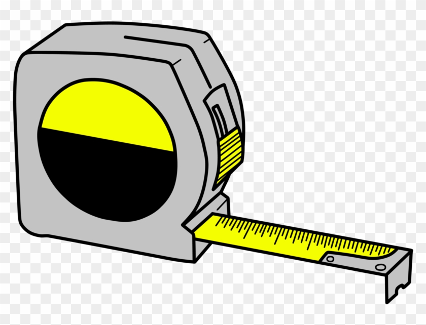 Minimal Tape Measure Vector - Tape Measure Clipart Transparent #26267