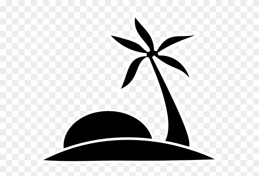 Palm Tree Clipart Black And White - Palm Tree Clipart Black And White #26308