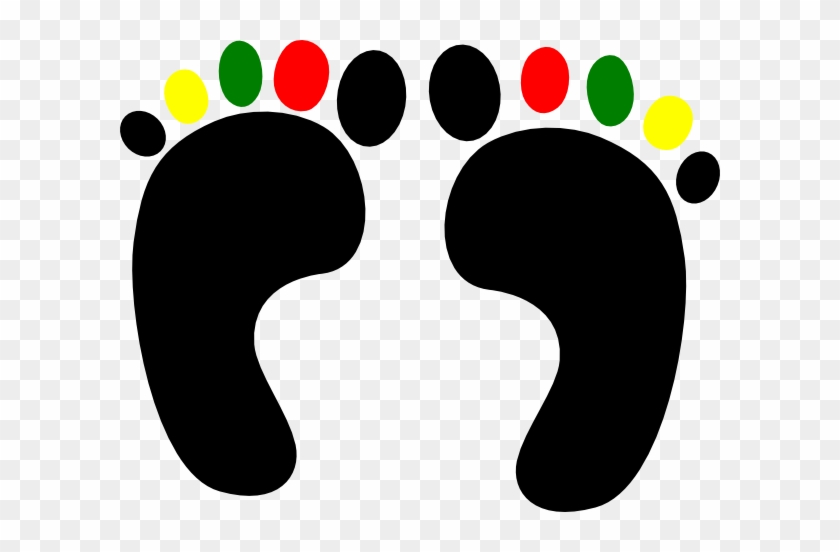 Footprints - Colored Footprints Png #26323