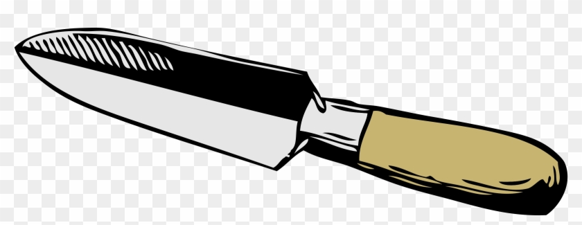 Free Vector Narrow Trowel Clip Art - Clipart Trowel #26355