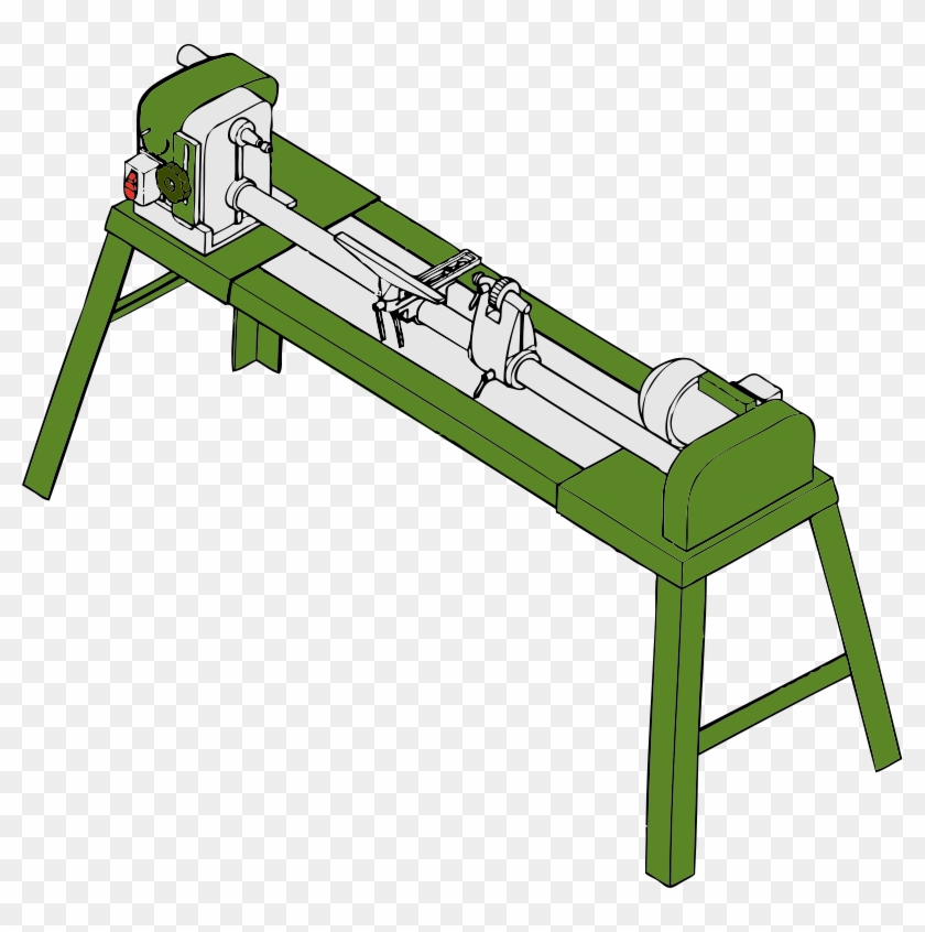 Workshop Tools Clipart - Lathe Clipart #26388