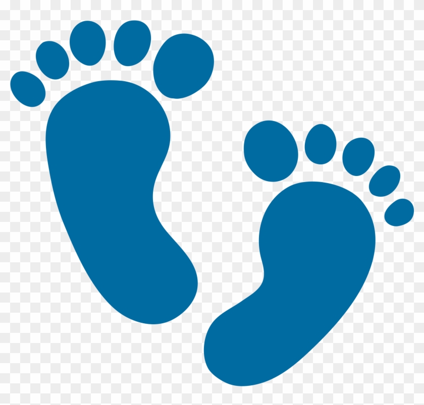 Footprint Emoji Infant Clip Art - Footprint Emoji Infant Clip Art #26443