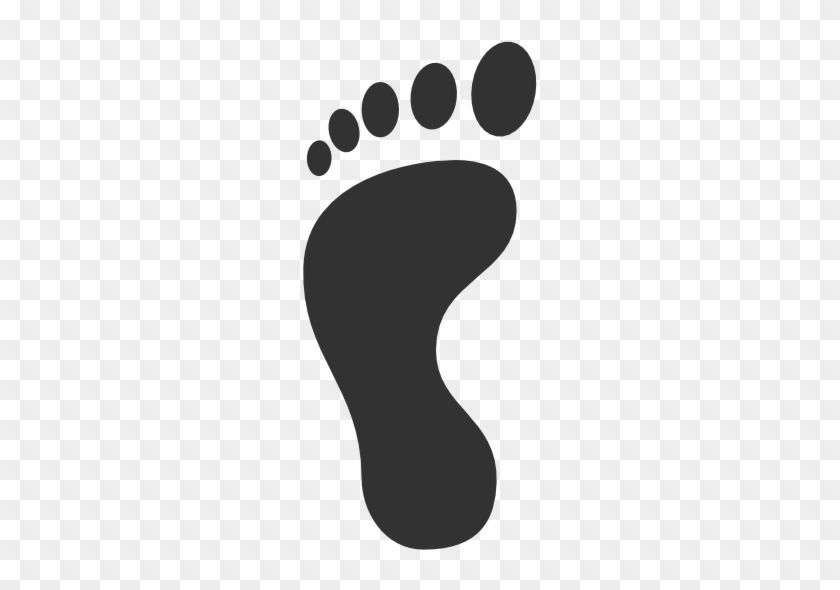 Footprint Clipart Left - Left Footprint #26453