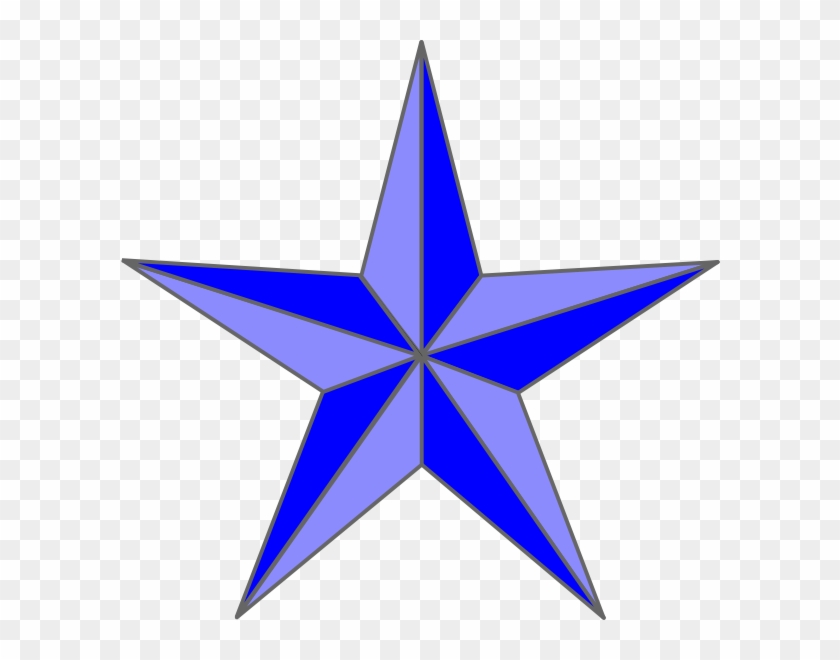 Blue Nautical Star Clip Art - Green And Black Nautical Star #26545