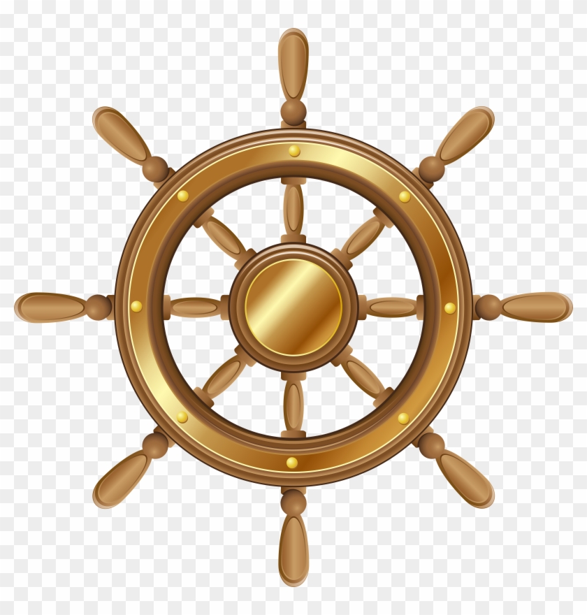 Nautical Clip Art, Perfect For Diy Creative Projects - Boat Steering Wheel Png #26576