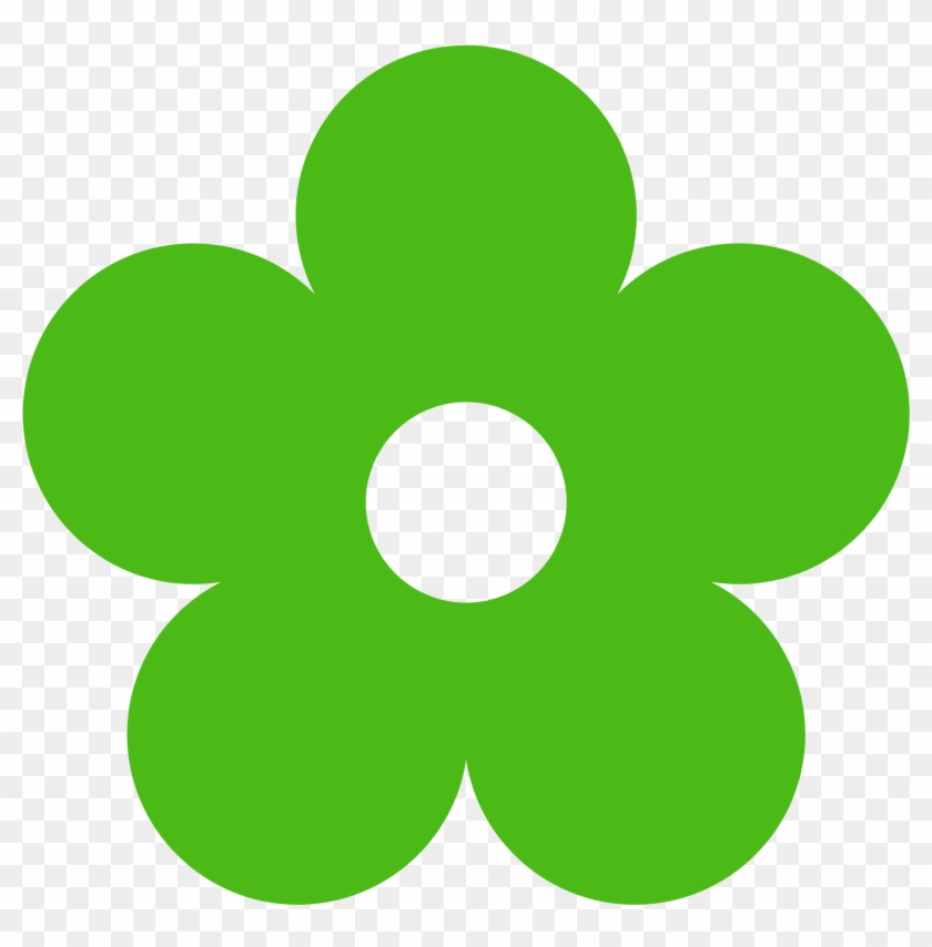 Flowers Clipart Wosqgv Clipart - Green Flower Clipart #26591