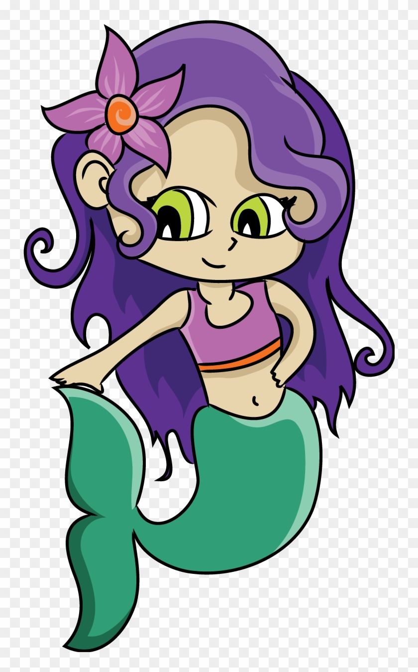 Mermaid Clip Art - Under The Sea Mermaid Art #26602