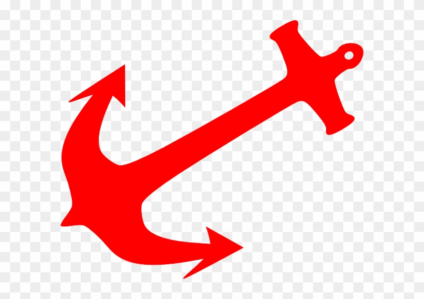 Red Anchor Clip Art At - Red Anchor Clipart Png #26687