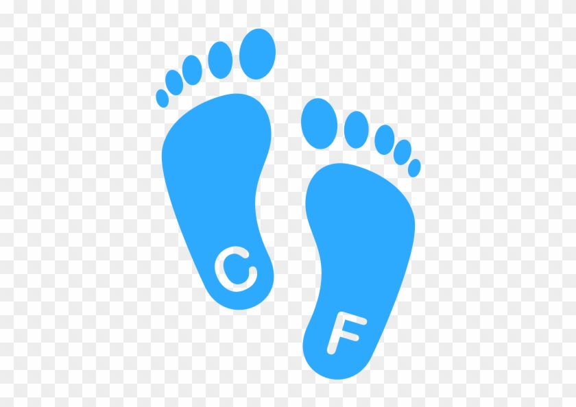Footprint Clipart Sponsored Walk - Logo Of 2 Footprints #26771