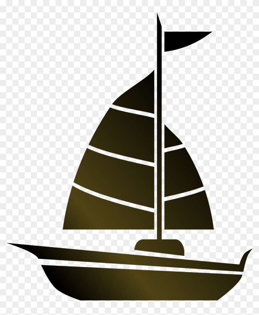 Larger Clipart Sail Boat - Simple Sailboat #26877