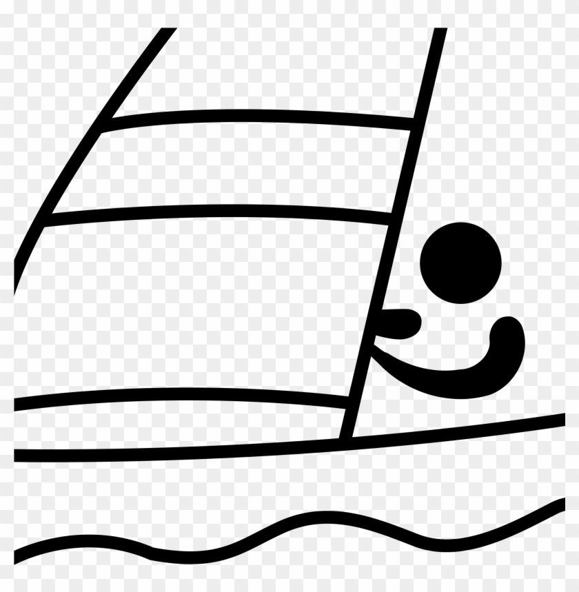 Datei - Sailing Pictogram - Svg - Sailing Pictogram #26915