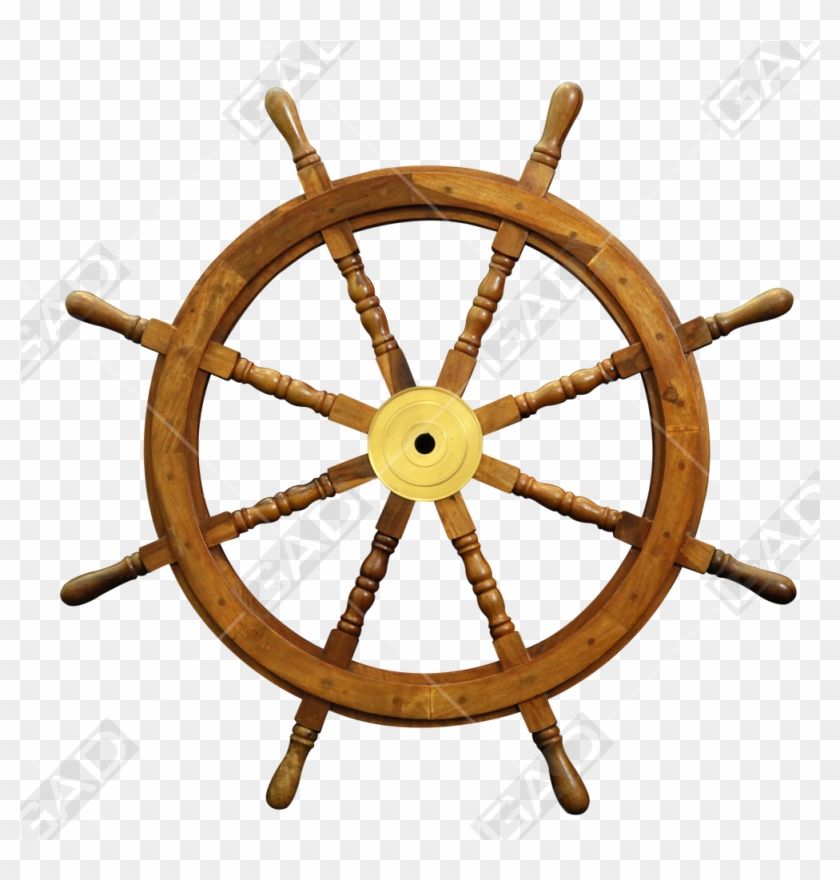 Nautical Ship Wheel - Steering Wheel On A Boat #26928