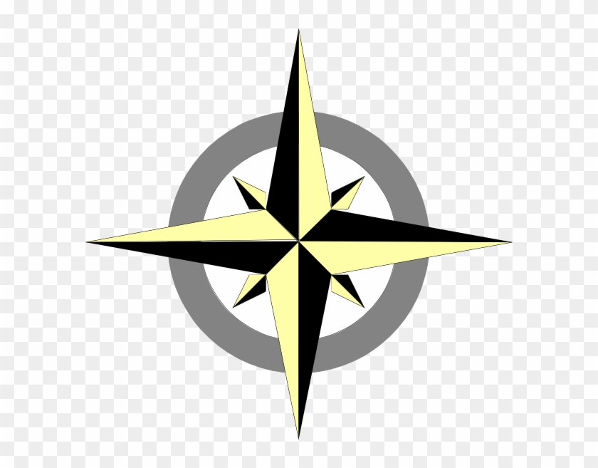 Compass Amarillo Clip Art At Clker - Clip Art #26980