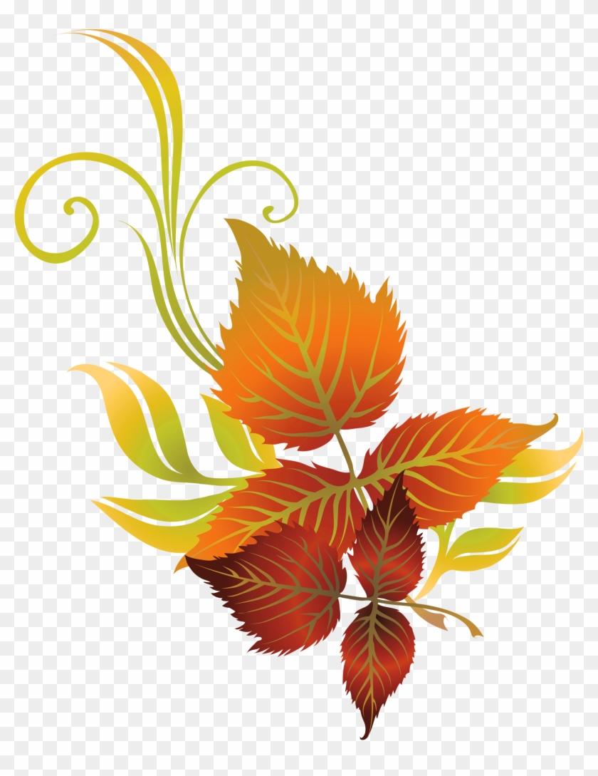 Fall Leaf Clip Art - Transparent Autumn Leaf Clip Art #27003