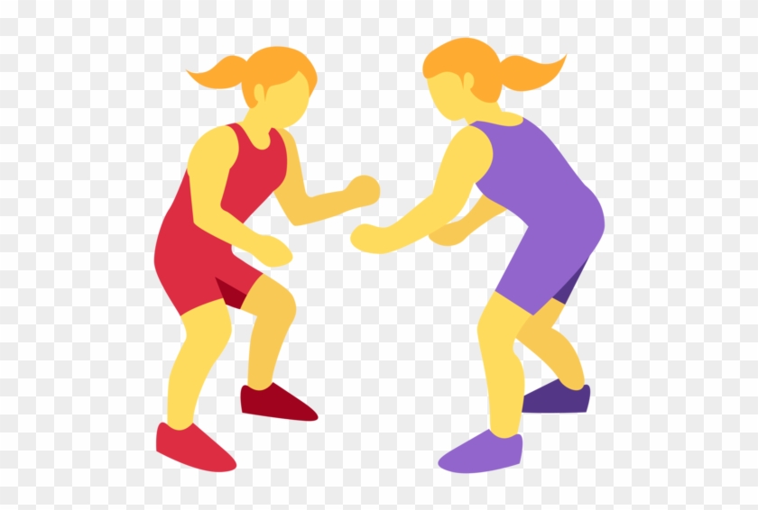 Twitter - Wrestling Women Emoji #27022