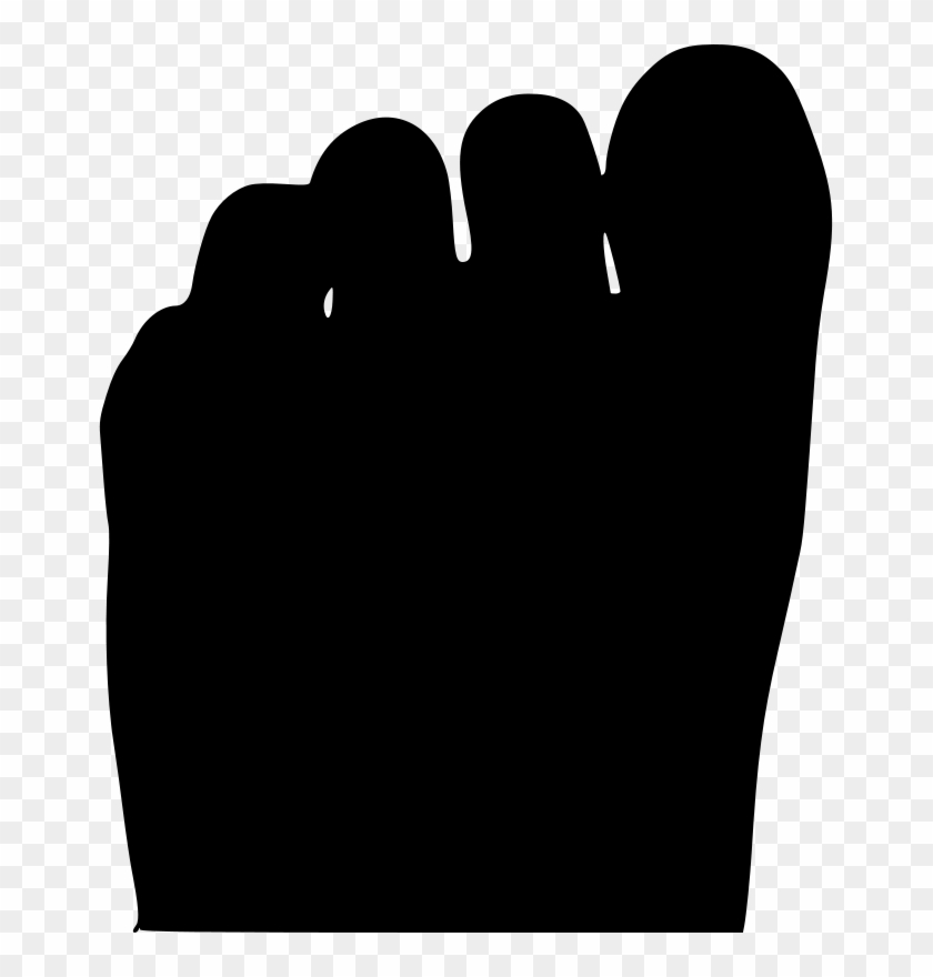 Human Toes Png Images - Silhouette Of Toes #164063