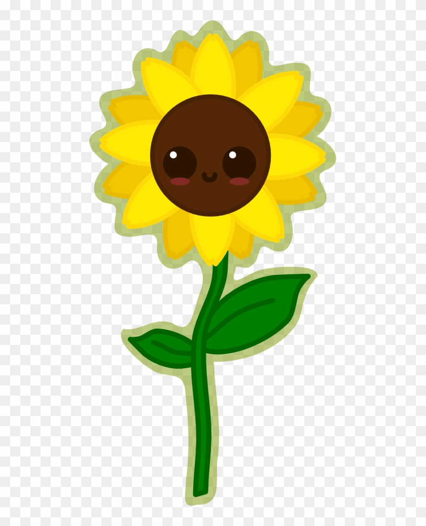 Pin By จิรายุ นามลี On Jubchay Paper Flower - Kawaii Sunflower Png #164080