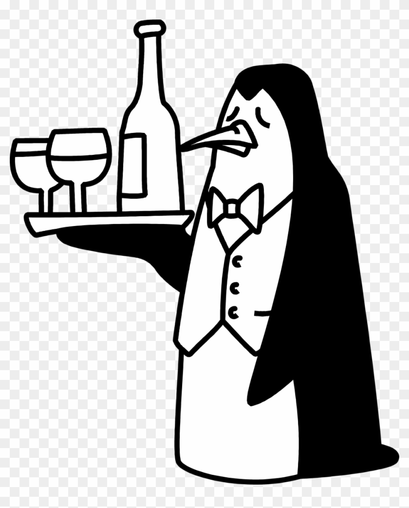 Penguin Butler Clipart #164087