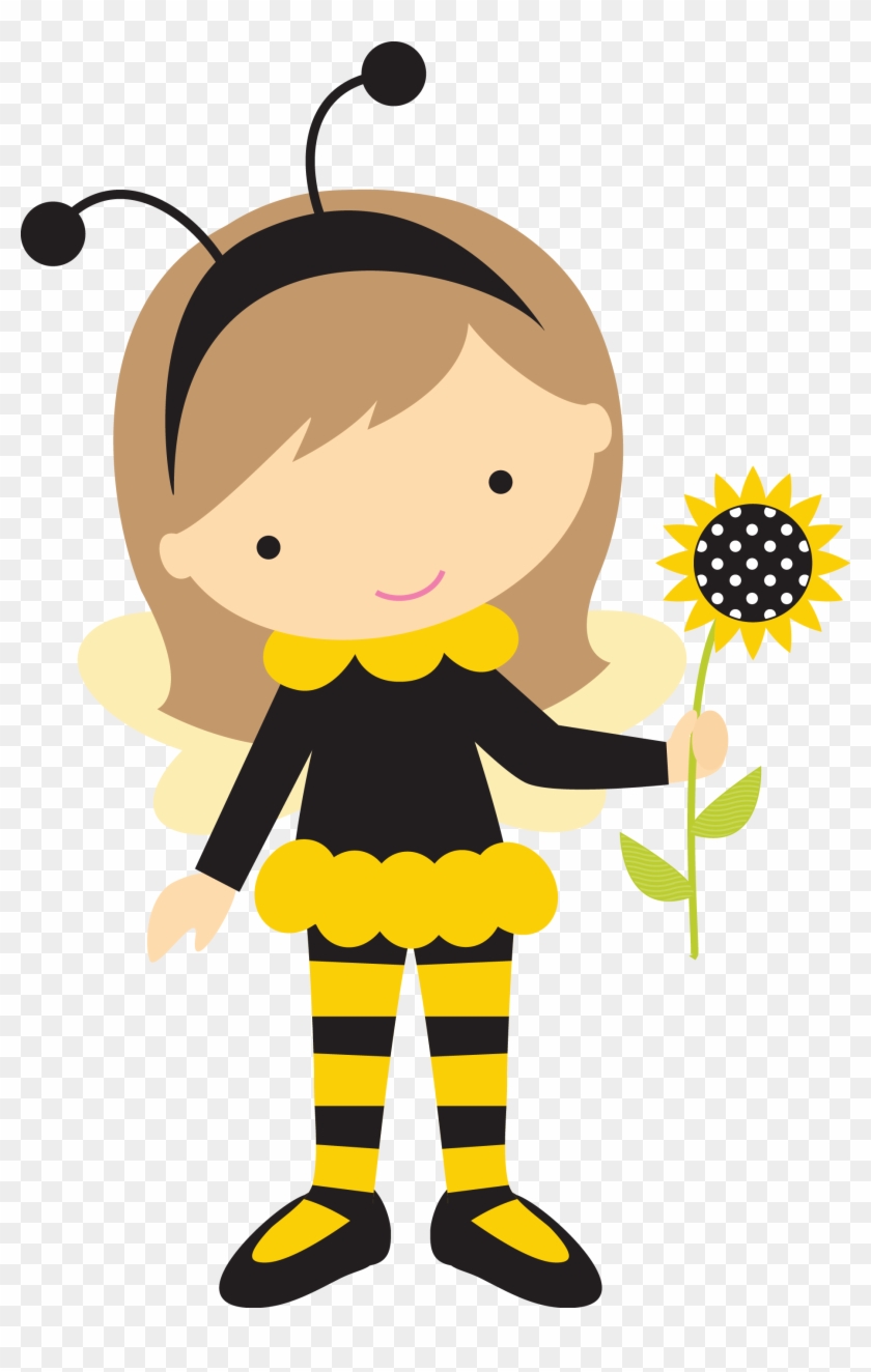 2 Borboletas & Joaninhas - Bumble Bee Costume Clipart #164313