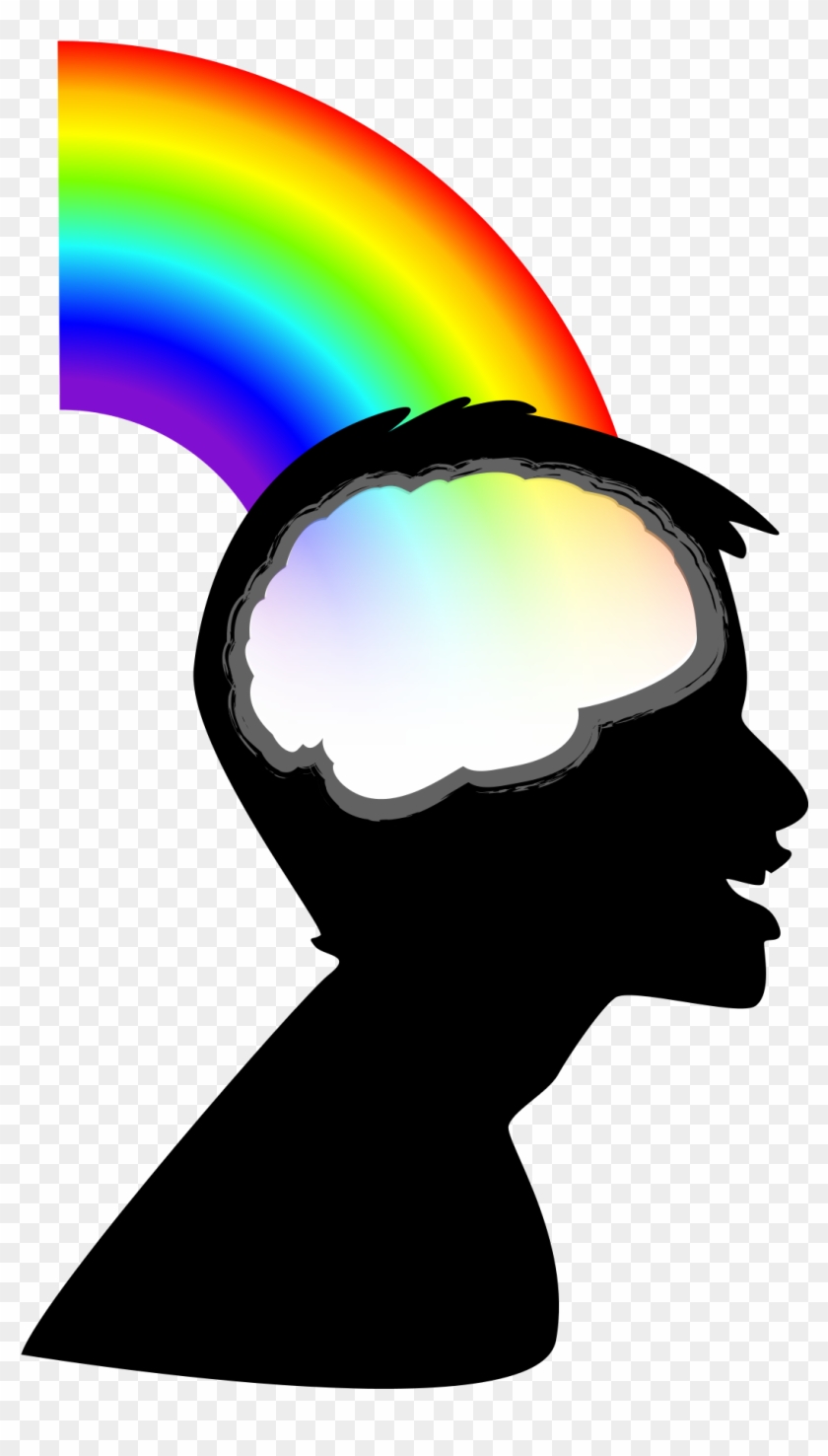 File - Rainbow Brain - Svg - Biological Perspective #164324
