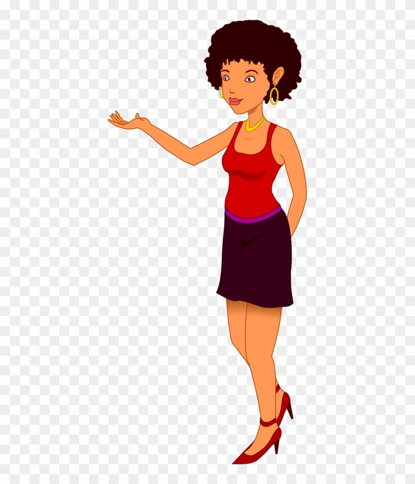 Woman Standing Clipart #164473