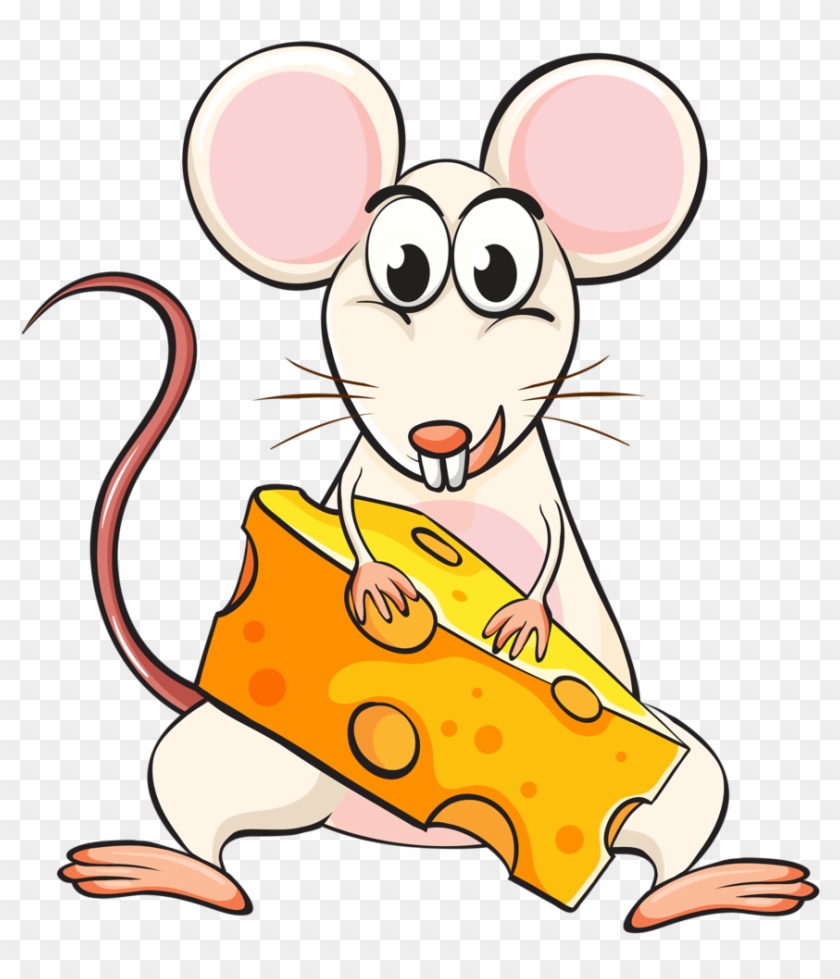 Sapos & Ratos - Mouse And Cheese Clipart #164501