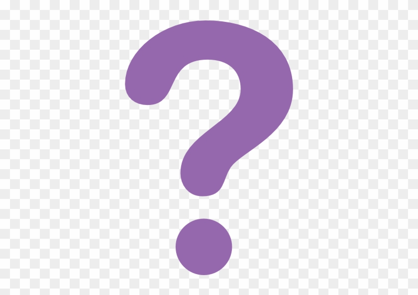 Pleasurable Inspiration Purple Question Mark Ingenious - Purple Questionmark Transparent #164603