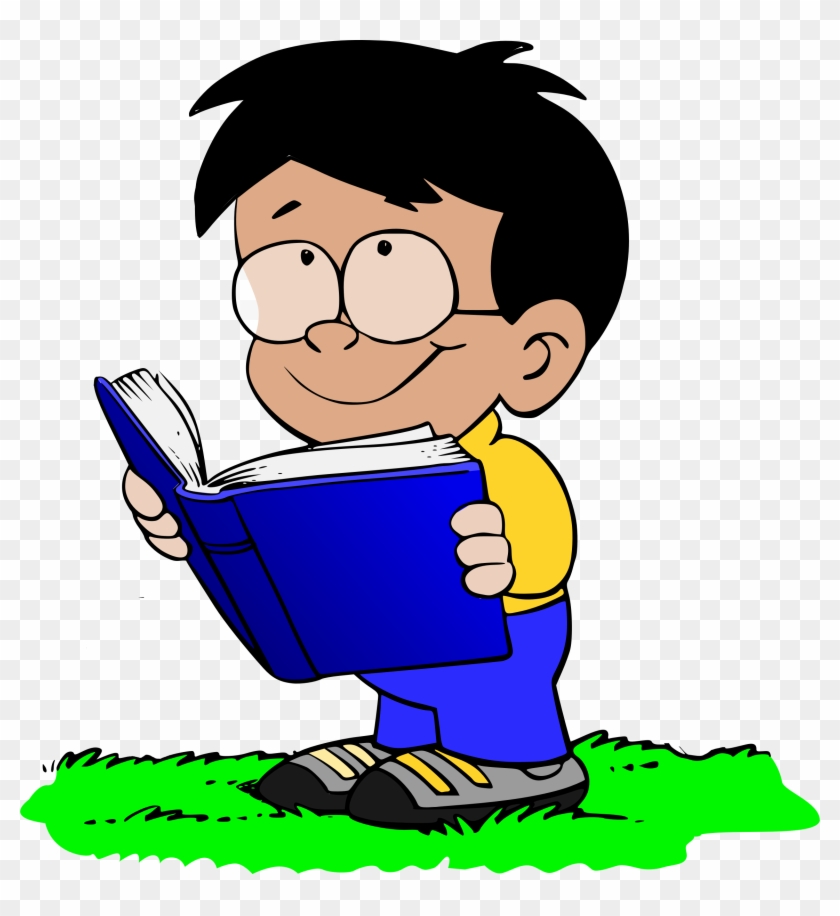 Big Image - Boy With Book Clipart #164661