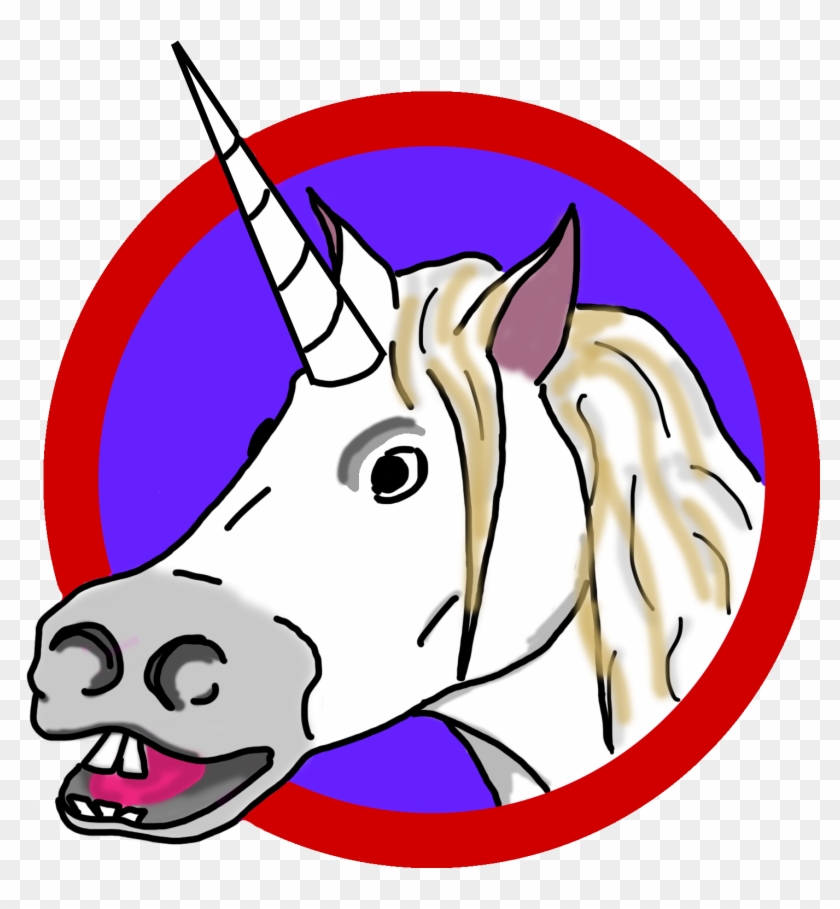 Unicorn Head Clip Art - Unicorn Head Clip Art #164790