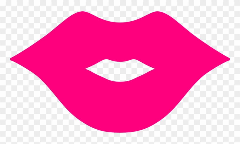 Kiss Lips Clipart Lips Pink Mouth Free Vector Graphic - Pink Lips Clipart #164820