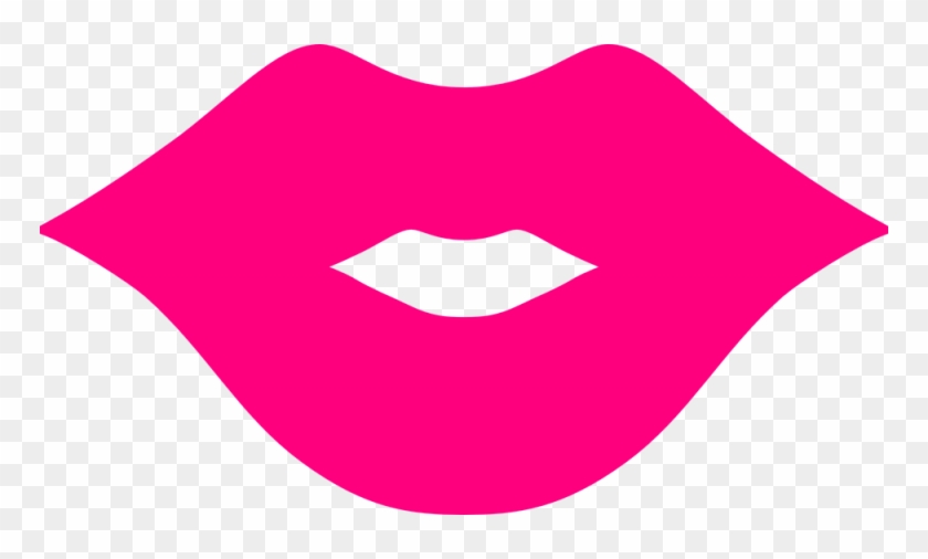 Kiss Lips Clipart Lips Pink Mouth Free Vector Graphic - Pink Lips Clipart #164820