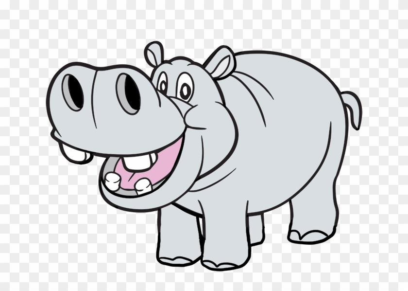 Hippo Head Clipart This Mfcooj Clipart - Hippo Coloring #164818