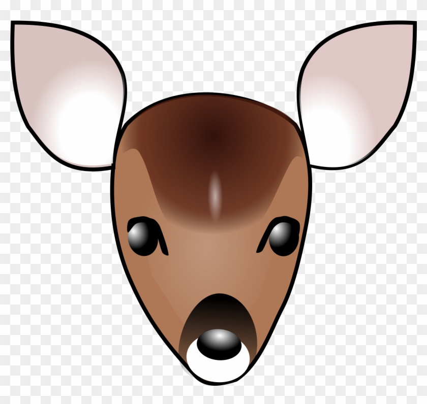 Cartoon Deer Head - Free Transparent PNG Clipart Images Download