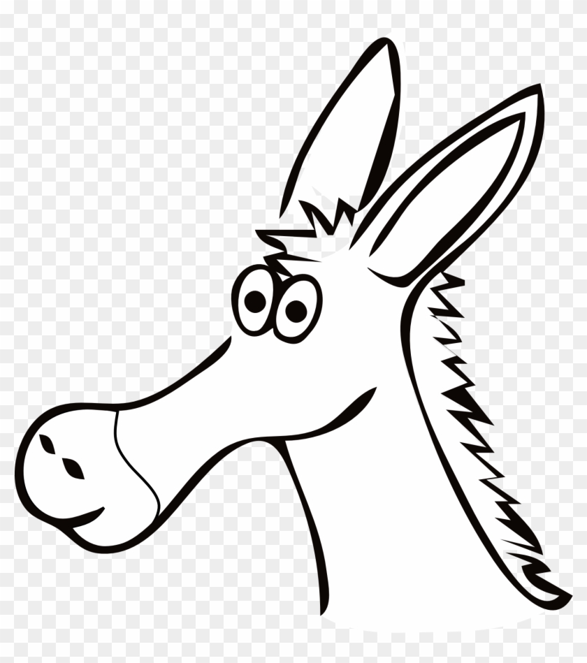 Donkey Clip Art - Custom Cartoon Mule Shower Curtain #164840