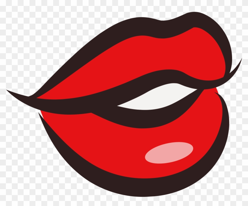 Kiss Watercolor Painting Lip Clip Art - Kiss Watercolor Painting Lip Clip Art #164851