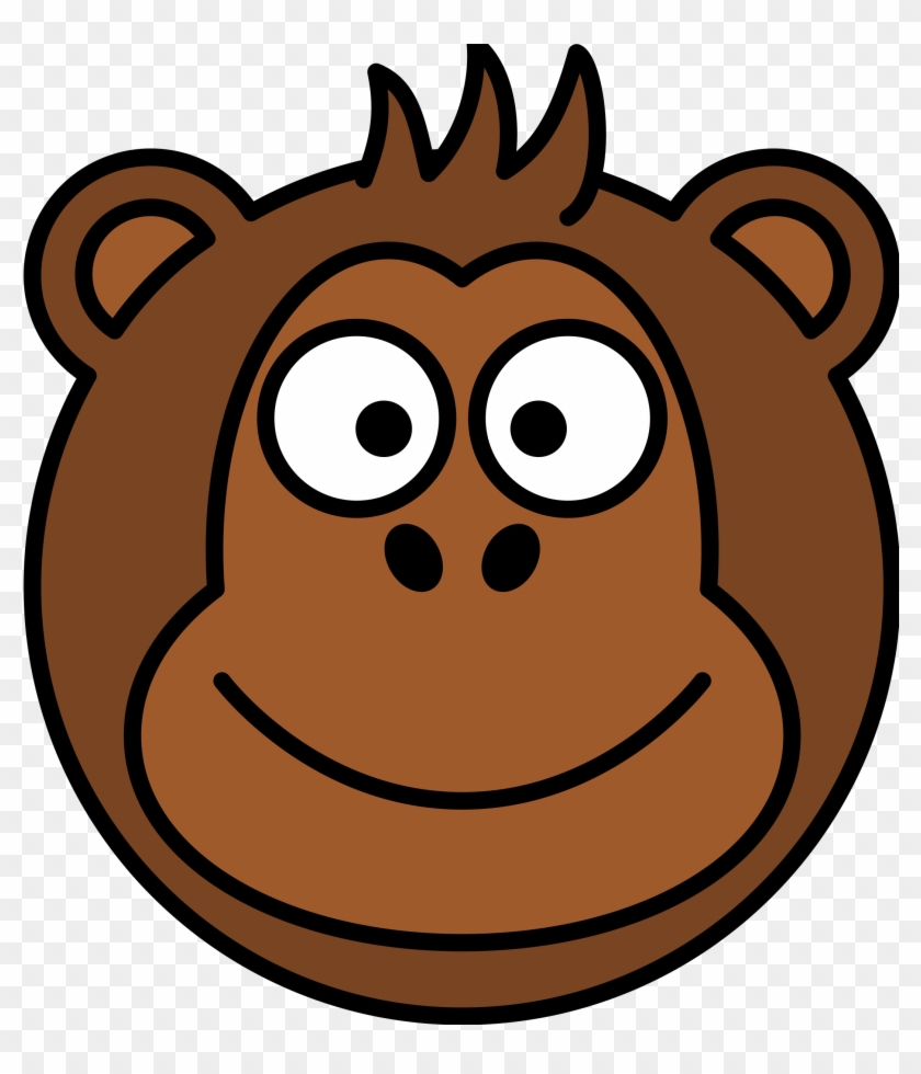 Clipart - Monkey Head Clipart #164887