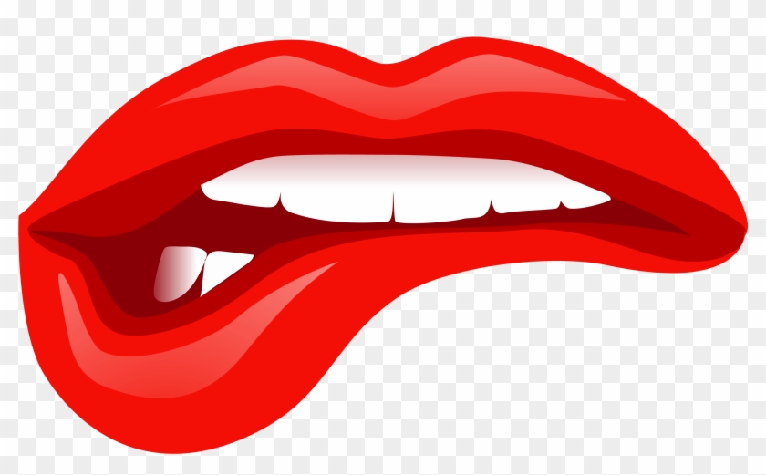 Red Lips Kiss Png Transparent Clipart Image - Lips Kiss Png Transparent #164893