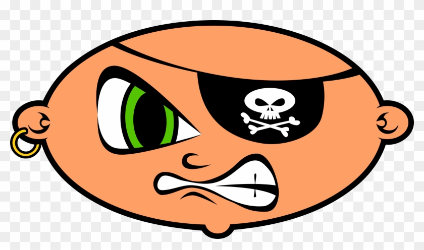 See Here Pirate Clip Art Free Download - Mean Clipart #165059