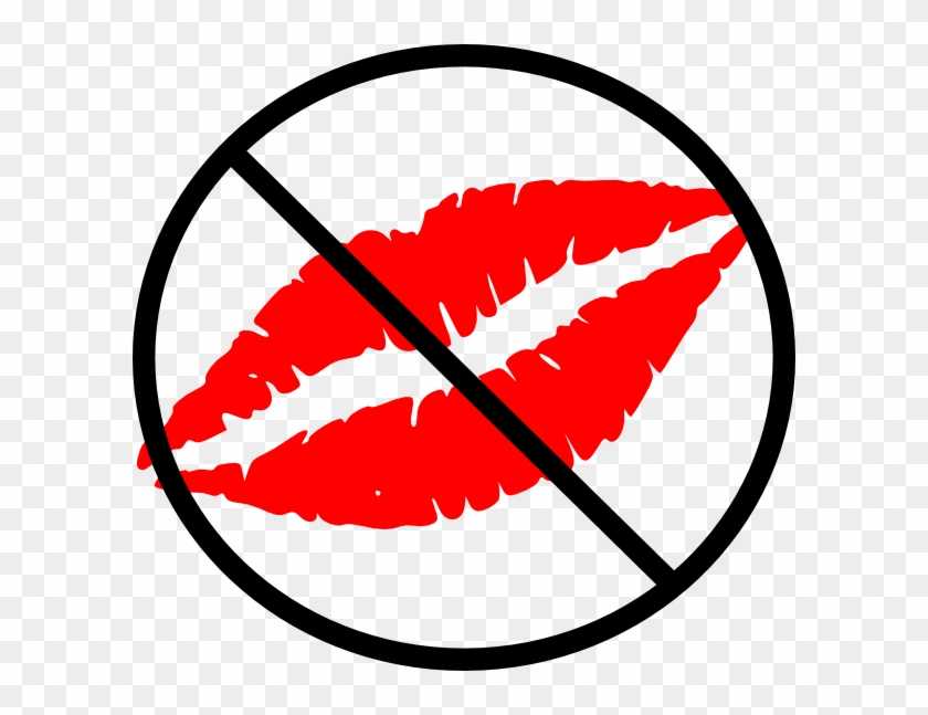 Pin Kissing Lips Clipart - No Kiss #165175