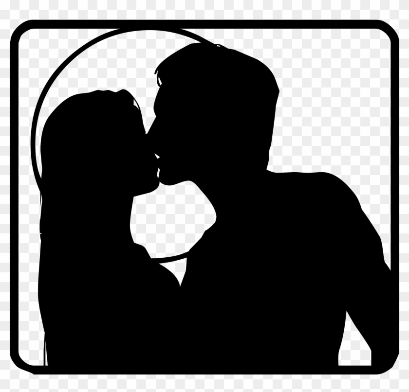 Black Silhouette Of Kissing Couple Free Image - 石田 三成 の 妻 #165189