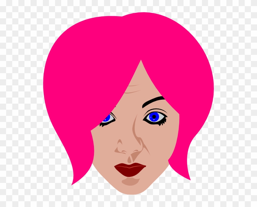 Clip Art Pink Hair #165218