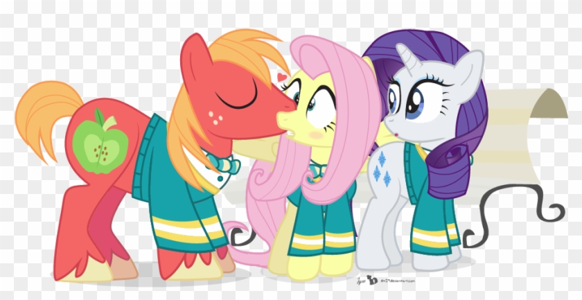 I've Got The Lovin' In Me [ - Rarity And Fluttershy Kiss #165374