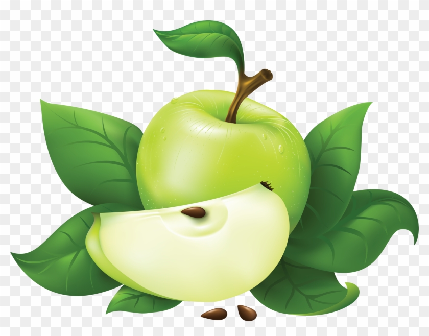 Download Green Apple Clipart - Green Apple Png #165428