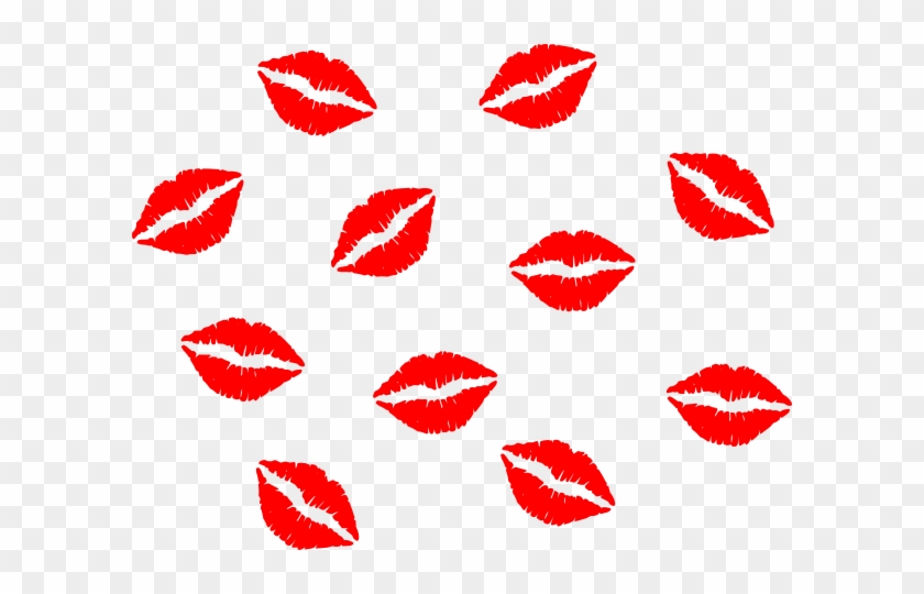 Cartoon Kissy Lips - Wall Sticker Kiss Me #165503.