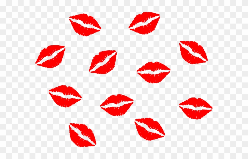 Cartoon Kissy Lips - Wall Sticker Kiss Me #165503