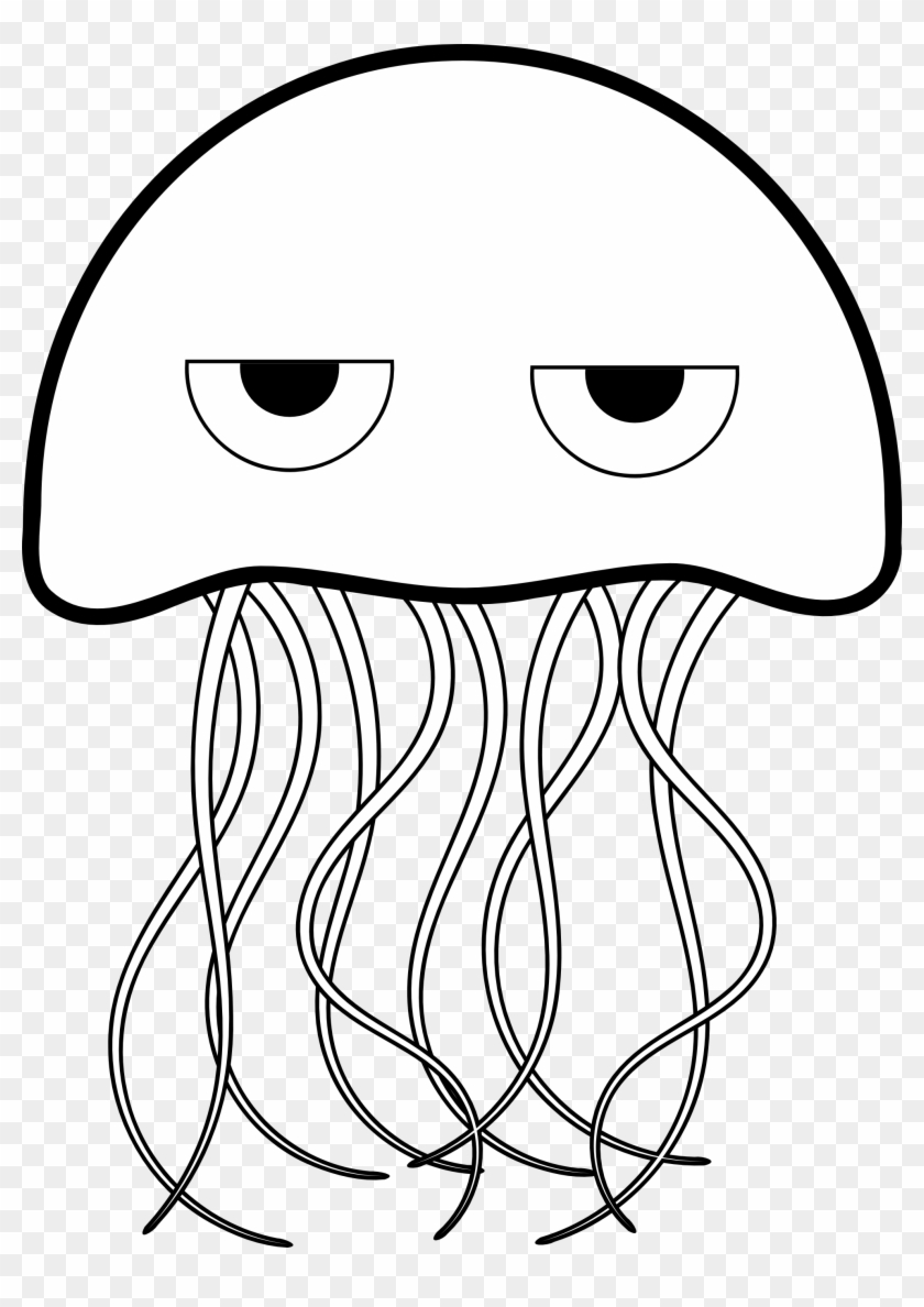 Sea Turtle Clip Art Jellyfish Coloring Book - Jellyfish Coloring Page #165524